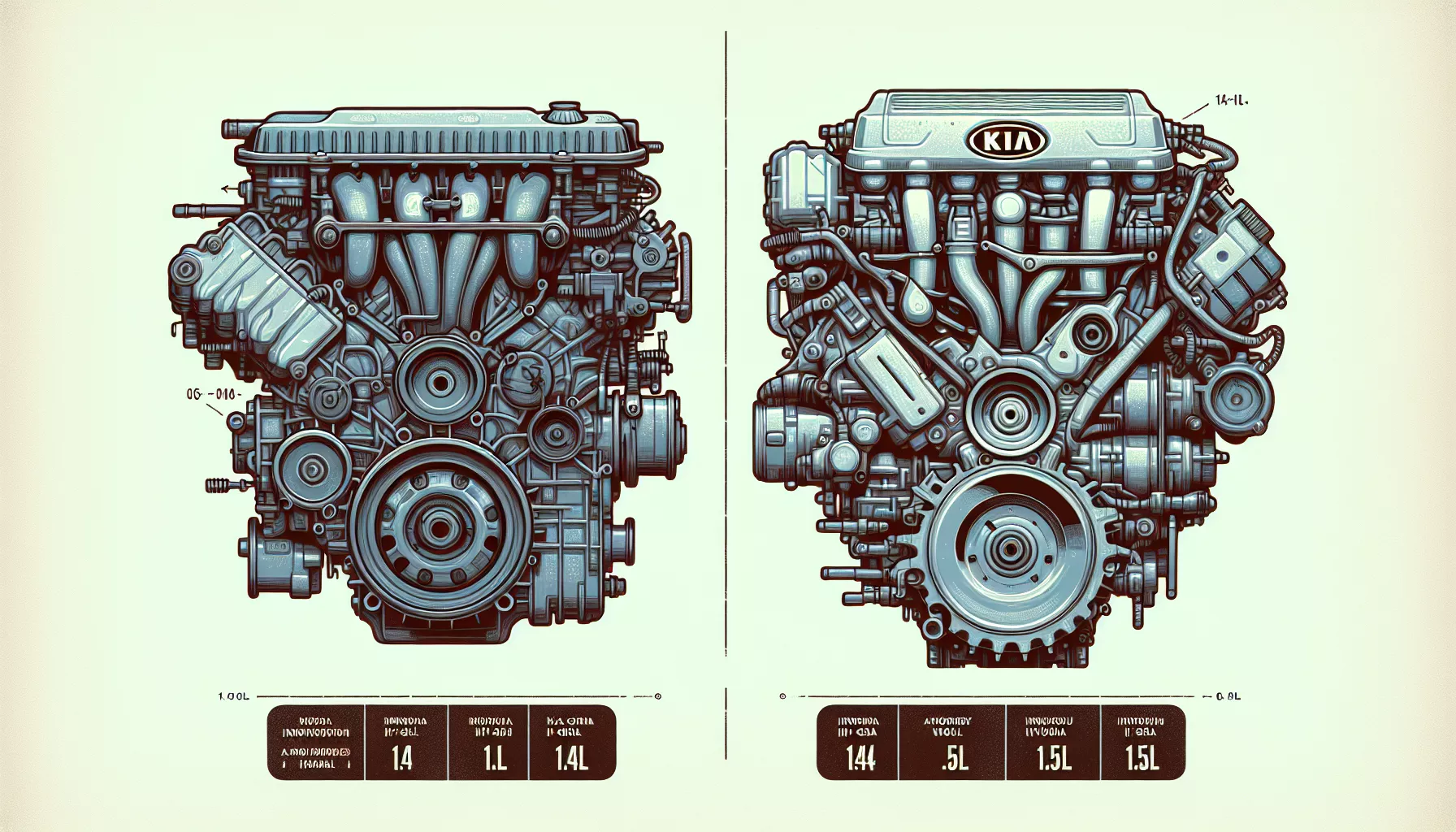 So sánh động cơ Kia Soluto và Toyota Vios