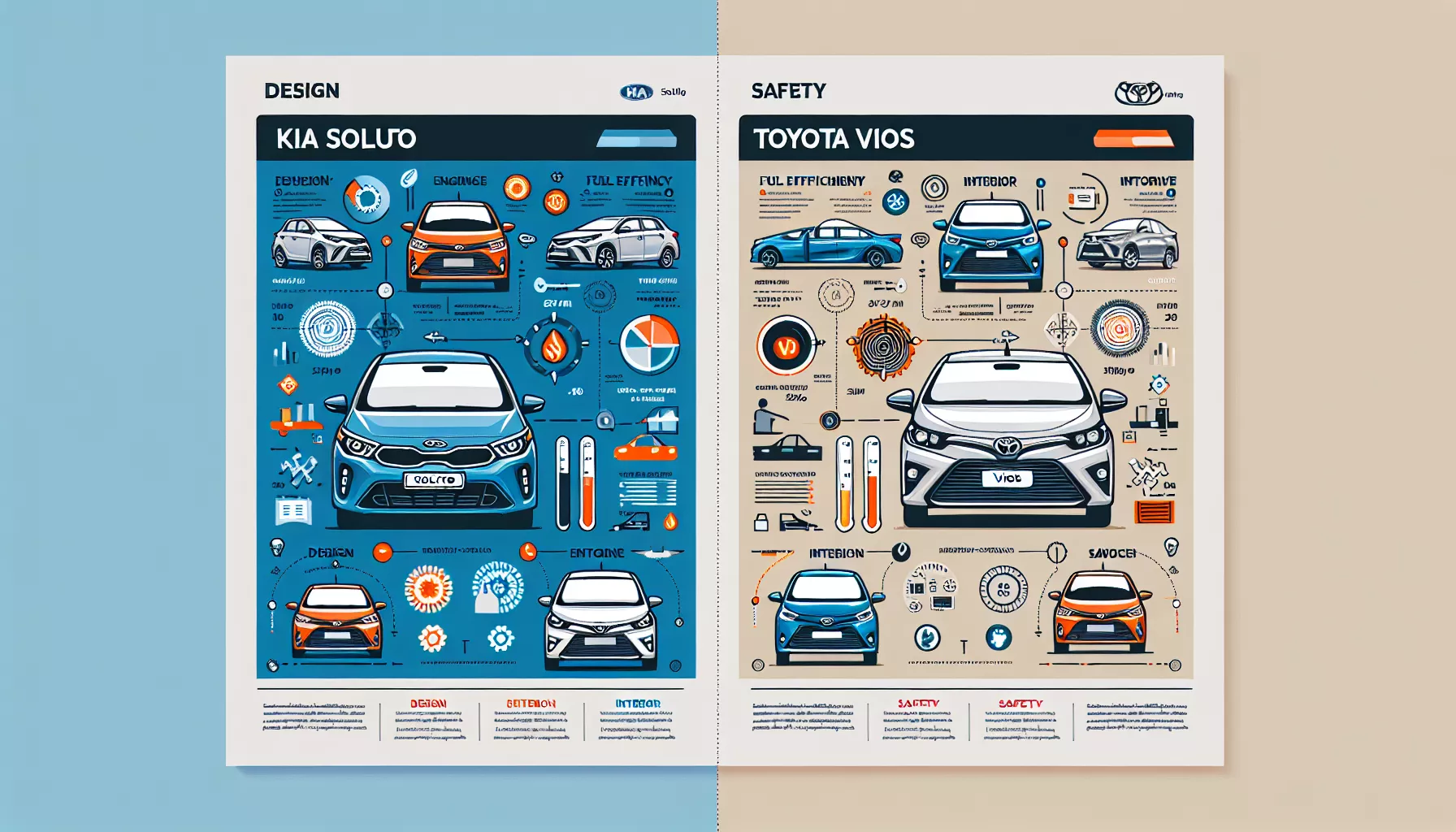 So sánh tổng quan Kia Soluto và Toyota Vios